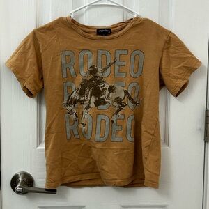 Girls Brown Rodeo T-Shirt